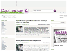 Tablet Screenshot of cancerfocus.org